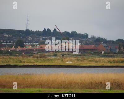 Sheerness, Kent. 16Th Jun 2017. Royaume-uni : un temps gris et couvert de commencer la semaine dans Sheerness. Credit : James Bell/Alamy Live News Banque D'Images