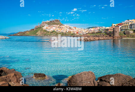 Castelsardo, Province de Sassari, Sardaigne, Italie, Europe. Banque D'Images