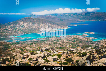 L'île de l'Asinara, Porto Torres, province de Sassari, Sardaigne, Italie, Europe. Banque D'Images