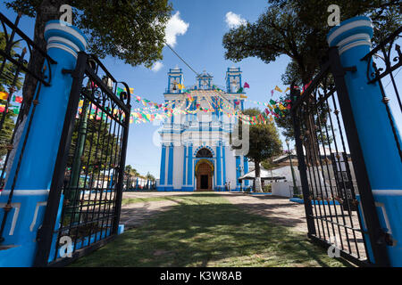 Église Saint Lucy, San Cristobal de las Casas, Chiapas, Mexique. Banque D'Images