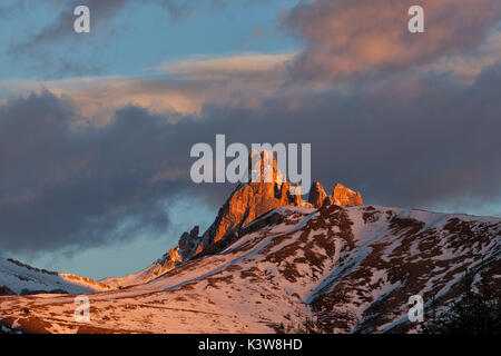 Pic Ambrizzola et Croda da Lago, Dolomites, Padova, Veneto. Banque D'Images