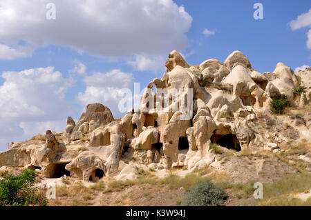 La Turquie, Kapadokia arount zone, le musée en plein air près de Göreme. Banque D'Images