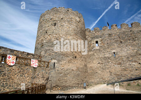 Château des Chevaliers du Temple Ponferrada ; Espagne ; Banque D'Images