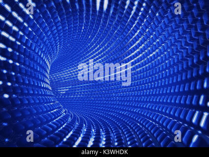 Tunnel fond graphique 3D Rendering Banque D'Images