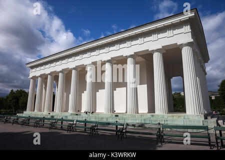 Thésée néoclassique Temple (Temple d'Héphaïstos) réplique à Volksgarten (jardin), construit en 1820-1823, la ville de Vienne, Autriche Banque D'Images