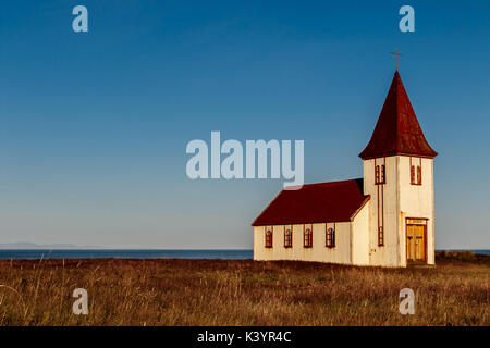 Dans l'église pittoresque, 05960 L'Islande. Banque D'Images