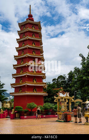 Pagode à 10000 bouddhas monastery in hong kong Banque D'Images