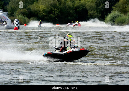 Jet racing Kingsbury Water Park, Warwickshire, UK Banque D'Images