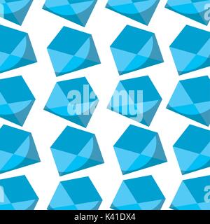 Enveloppe bleue transparente pattern design e-mail Message Illustration de Vecteur