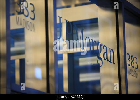 Jp morgan siège social à new york Banque D'Images