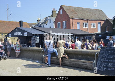 Une cabane de homard à Whitstable dans le Kent Banque D'Images