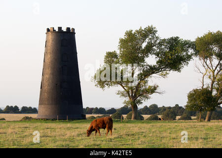 Le moulin noir sur le domaine près de Westwood Beverley golf club et surplombant la ville de Beverley Banque D'Images