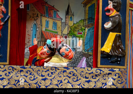 Punch et Judy show Banque D'Images