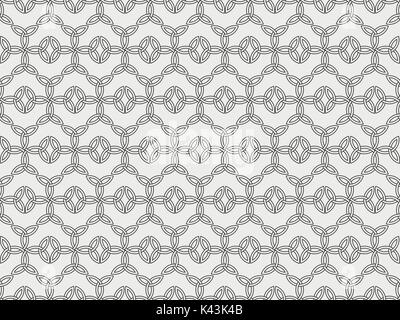 Modèle transparent avec des runes anciennes. Triquetra symbol. Vector illustration Illustration de Vecteur