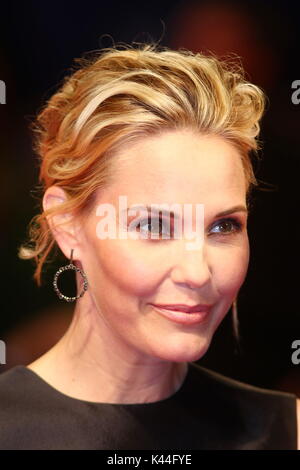 Venise, Italie. Le 4 septembre, 2017. Leslie Bibb assiste à au film 'trois panneaux d'Extérieur Ebbing, Missouri' premiere pendant le 74e Festival International du Film de Venise au Lido de Venise le 4 septembre 2017. Credit : Andrea Spinelli/Alamy Live News Banque D'Images