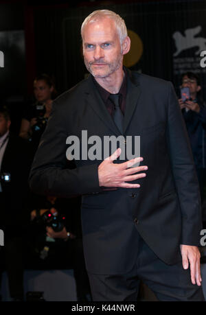 Martin McDonagh assiste à la première de 'trois panneaux d'Extérieur Ebbing, Missouri' pendant le 74e Festival du Film de Venise au Palazzo del Cinema à Venise, Italie, le 04 septembre 2017. - Pas de service de fil - Photo : Hubert Boesl/dpa Banque D'Images