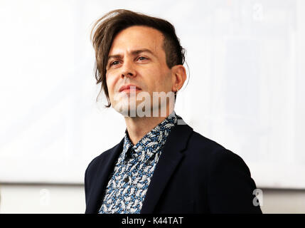 Venise, Italie. 16Th Jun 2017. le directeur à l'OCIR Sebastiano photocall du film "UNE FAMILLE", 74e Festival International du Film de Venise Photo © Ottavia Da Re/Sintesi/Alamy Live News Banque D'Images