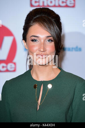 Lemaire, assistant à la TV Choice Awards 2017 tenue à l'Hôtel Dorchester, Londres. Banque D'Images