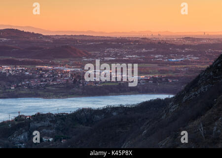 D'annone à Milan, lac Annone, Milan, Lombardie, Italie, Europe Banque D'Images