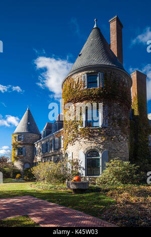 USA, Pennsylvanie, Delaware Water Gap National Recreation Area, Milford, Grey Towers, accueil de Gifford Pinchot, premier forestier en chef de l'USA Banque D'Images