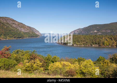USA, New York, Hudson Valley view de la rivière Hudson à partir de West Point Banque D'Images