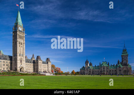 Le Canada, l'Ontario, Ottawa, capitale du Canada, Édifice du Parlement canadien Banque D'Images