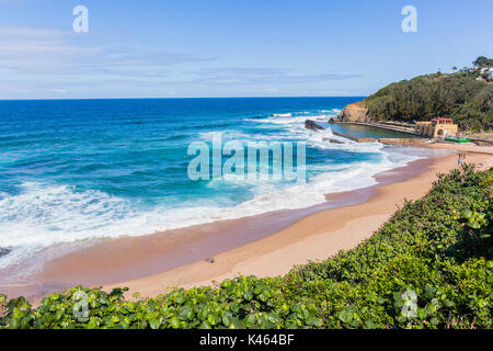 Thompsons bay beach piscine marée océan paysage littoral. Banque D'Images