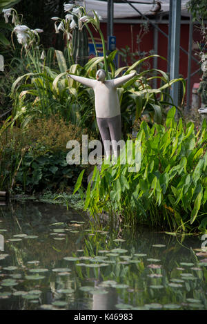 Le Jardin de Heller, conçue par l'artiste Andrea Heller à Gardone Riviera, Lac de Garde, Italie Banque D'Images