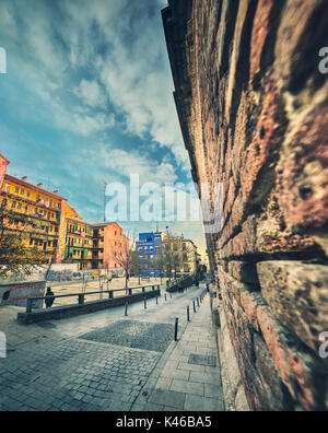 Quartier lavapiés. Madrid. L'Espagne. Banque D'Images
