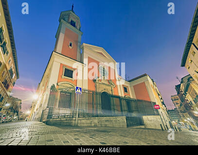 L'église San Lorenzo à Lavapies quartier. Madrid. L'Espagne. Banque D'Images