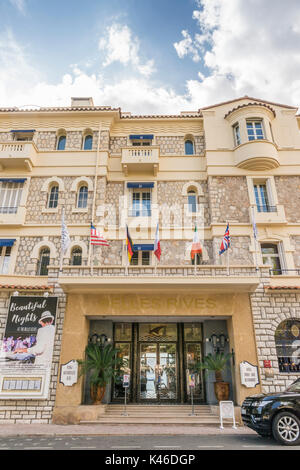 Belles rivières hôtel de luxe à Juan les Pins, Côte d'Azur, France Banque D'Images