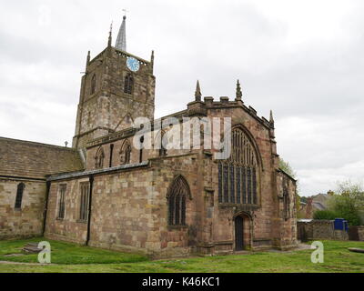 L'église St Mary de Wirksworth, derbyhire dales Banque D'Images