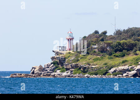 Le phare Hornby, le port de Sydney, NSW, New South Wales, Australie Banque D'Images