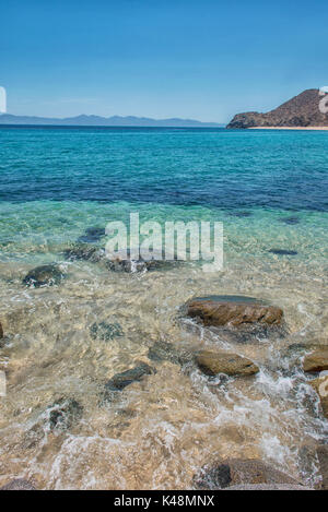 El saltito, plage de la paz Baja California Sur. Le Mexique Banque D'Images