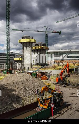 Construction de la Watermark Showcase Cinema à Southampton Banque D'Images