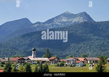 Idylllisches Dorf Dans Oberbayern Banque D'Images