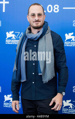 Venise, Italie. 05 sep, 2017. Darren aronofski durant la "mère !' photocall au 74e festival international du film de Venise au Palazzo del casino sur septembre 05, 2017 à Venise, Italie : crédit-geisler fotopress/Alamy live news Banque D'Images