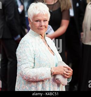 London, Royaume-Uni de Grande-Bretagne et d'Irlande du Nord. 05 Sep, 2017. Judi Dench assiste à VICTORIA & ABDUL - UK Premiere - Londres, Angleterre (05/09/2017) dans le monde de l'utilisation | Credit : dpa/Alamy Live News Banque D'Images