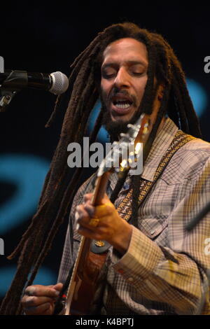 Julian Marley en Concert Banque D'Images