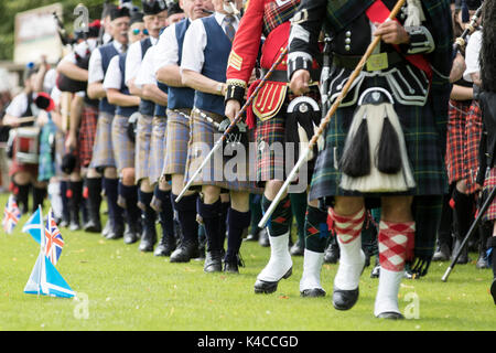 Aberlour, Ecosse, Royaume-Uni. 05 Août 2017 : Activités à la 2017 Highland Games à Aberlour, Ecosse. Banque D'Images