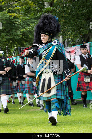 Aberlour, Ecosse, Royaume-Uni. 05 Août 2017 : Activités à la 2017 Highland Games à Aberlour, Ecosse. Banque D'Images