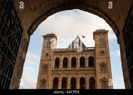 Le Rova d'Antananarivo ou Palais de la Reine, Palais Royal complexe, Madagascar Banque D'Images