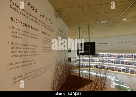 Ribeira Sacra Wine Centre en Monforte de Lemos, Lugo, Galice, Espagne Banque D'Images