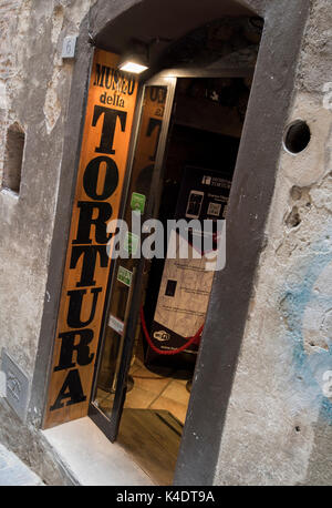 Musée de la torture à Sienne, toscane italie Europe eu Banque D'Images