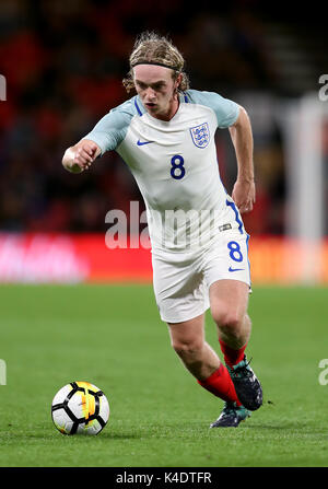 L'Angleterre au cours de la Tom Davies UEFA Euro 2019 U21, match de qualification du groupe 4 à la vitalité Stadium, Bournemouth. Banque D'Images