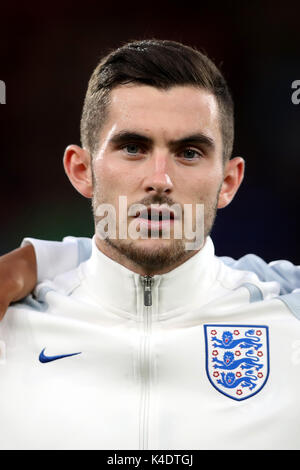 L'Angleterre au cours de la Cook Lewis UEFA Euro 2019 U21, match de qualification du groupe 4 à la vitalité Stadium, Bournemouth. Banque D'Images