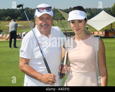 Wolfgang Stumph avec sa fille Stephanie Stumph Banque D'Images