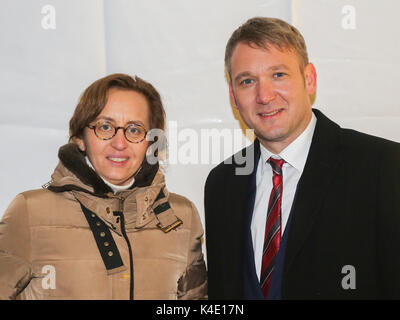 Beatrix Von Storch AFD et Andre Poggenburg AFD Banque D'Images