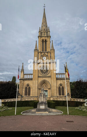 Eglise St Denis au Havre, France Banque D'Images