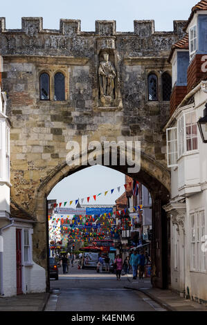 Porte de la rue haute, à Salisbury, Wiltshire, Angleterre, Royaume-Uni, UK Banque D'Images